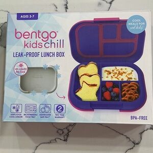 Bentgo Kids Chill Leak-Proof Lunch Box - Purple and Blue